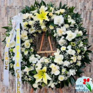 Corona Fúnebre Mis Condolencias