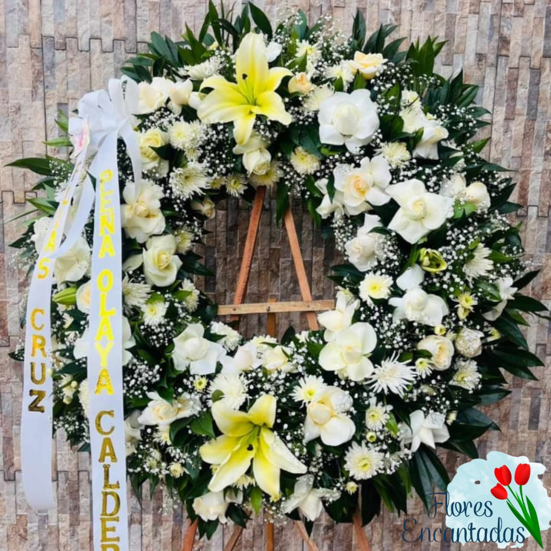 Corona Fúnebre Mis Condolencias