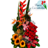 Arreglo Floral con Heliconias, Aves del Paraíso