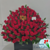 Arreglo Floral con 50 Rosas Rojas