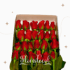 caja de 24 rosas rojas