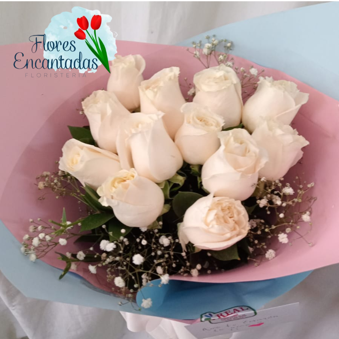 Ramillete de Rosas blancas