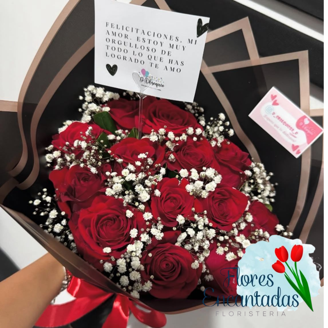 Ramillete de Rosas Rojas